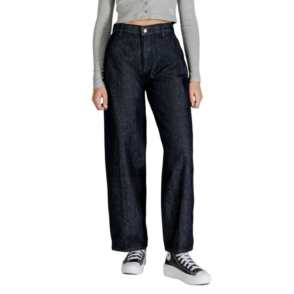 Calvin Klein Jeans Blue Cotton Bootcut Women's Jeans